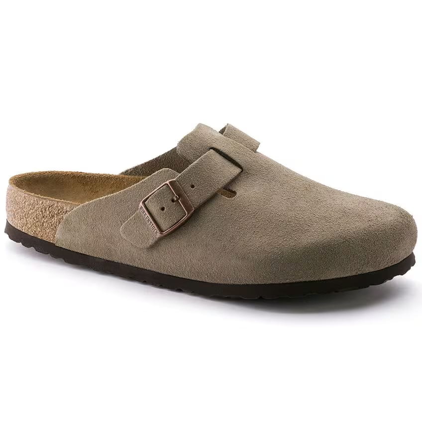 BIRKENSTOCK Boston モカ　43 Birkenstock Boston Soft Footbed - Taupe - Narrow - 560773