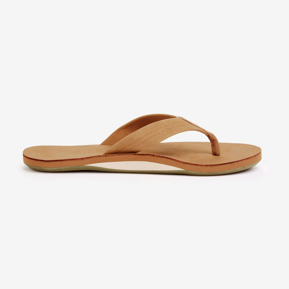 Hari Mari Fields Flip Flops Men 13 Grey Orange Memory Foam Leather Thong Sandals Amazon.com | Hari Mari- Fields- Men main image 2