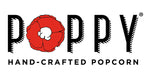 poppy handcrafted popcorn logo