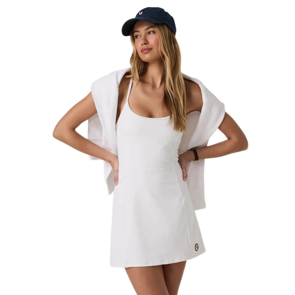 Vuori Women's One Shot Tennis Dress, White / L Vuori Women's One Shot Tennis Dress, White / L