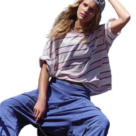 FP Movement Women's Stripe Tackle Short Sleeve Tee