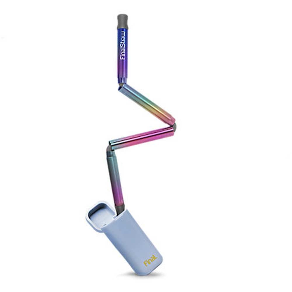 Stainless Steel Straws Rainbow Colorful Reusable Straw Yeti Straw