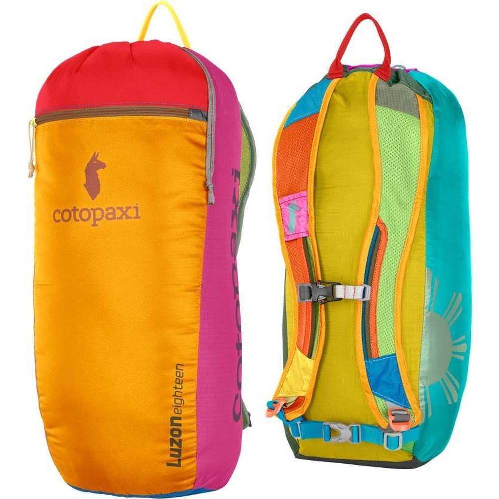 cotopaxi backpack luzon 18 Del Dia 18L Daypack – Mountain High Outfitters Used Fishing Reels – The front compartment with Item:P2 10 inch