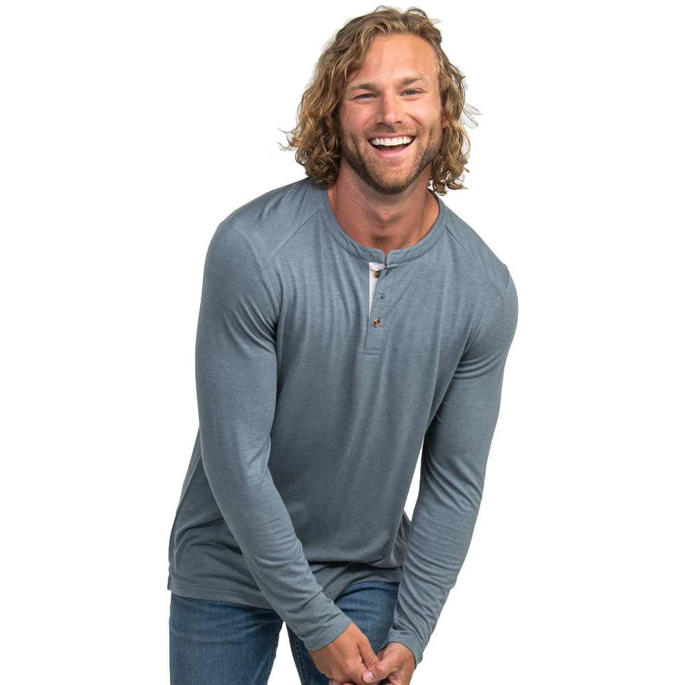 Southern Shirt Men's Max Comfort Long Sleeve Henley | Supreme