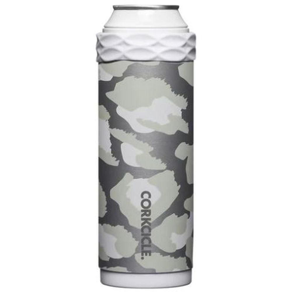 BruMate Hopsulator Slim Stainless Steel Can Cooler in Monstera