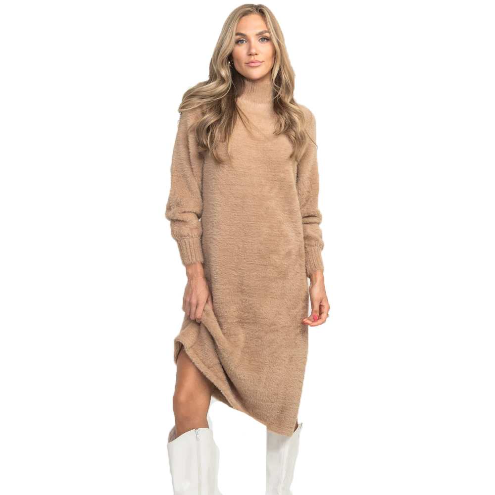 turtleneck sweater midi dress Women's Turtleneck Midi Sweater Dress – Mountain High Outfitters