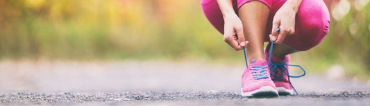 Tying Running Shoes