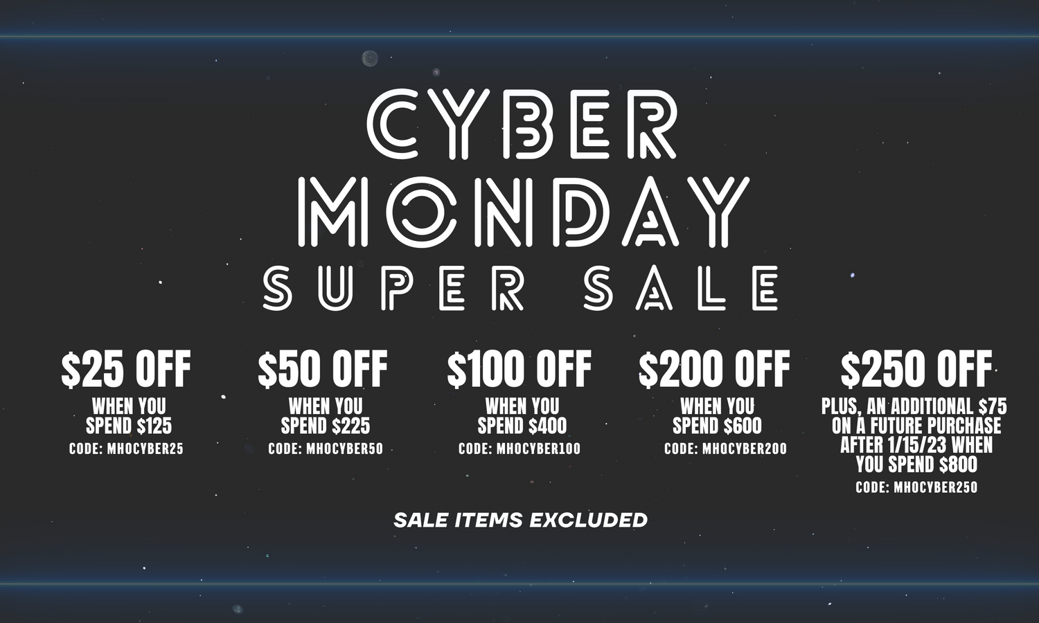 CYBER MONDAY MEN'S