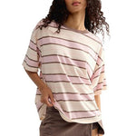 FP Movement Women's Stripe Tackle Short Sleeve Tee