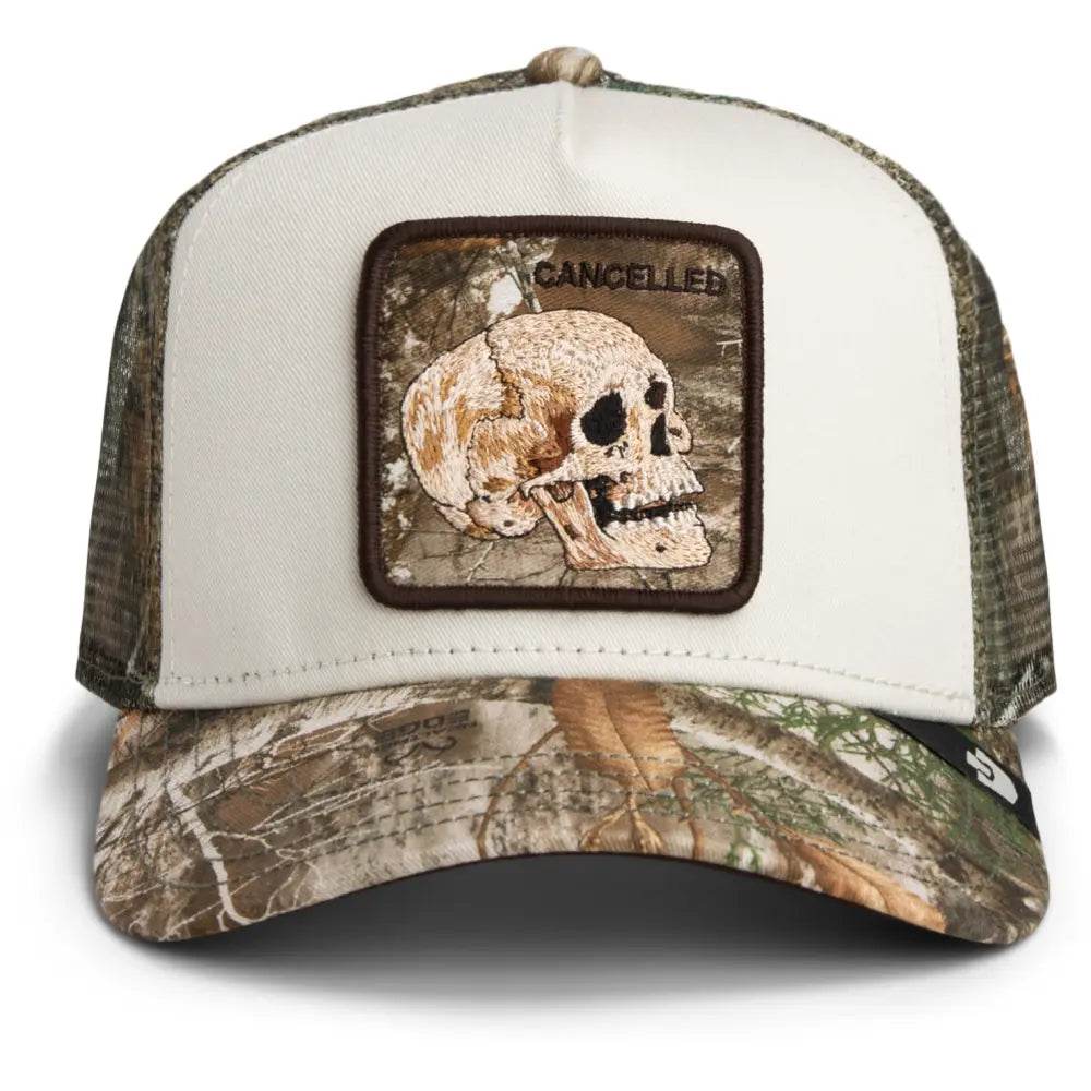 Goorin Bros. Cancelled Skull Trucker Hat