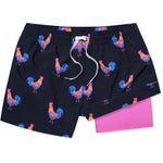 Chubbies Men's Cockadoodle Doozies Lined Swim Trunks - 4
