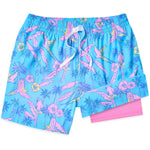 Chubbies Men's The Flock Parties Swim Trunks - 5.5
