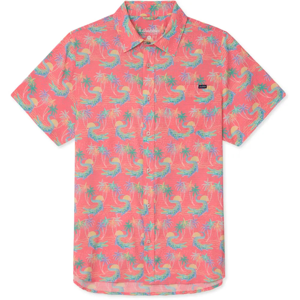 Chubbies Men's The Swampy Soiree Breezetech Button-Up