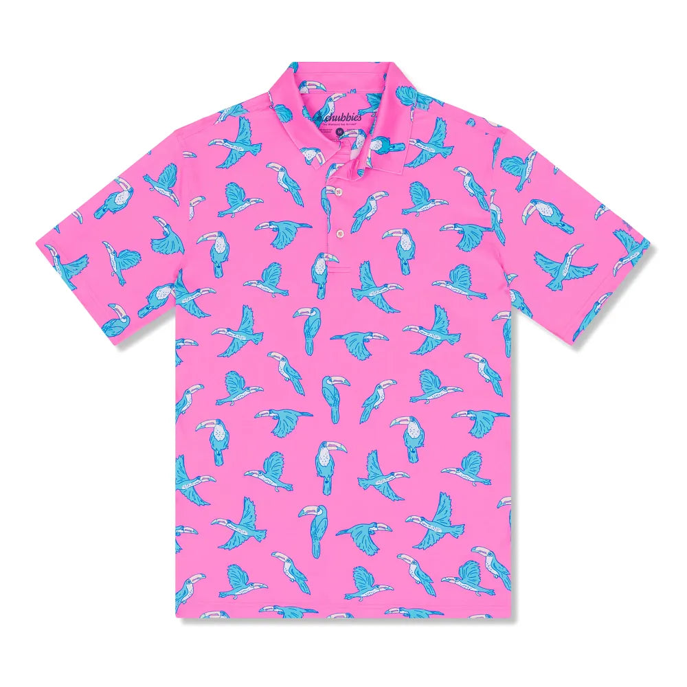 Chubbies Men's The Toucan Do It Performance Polo