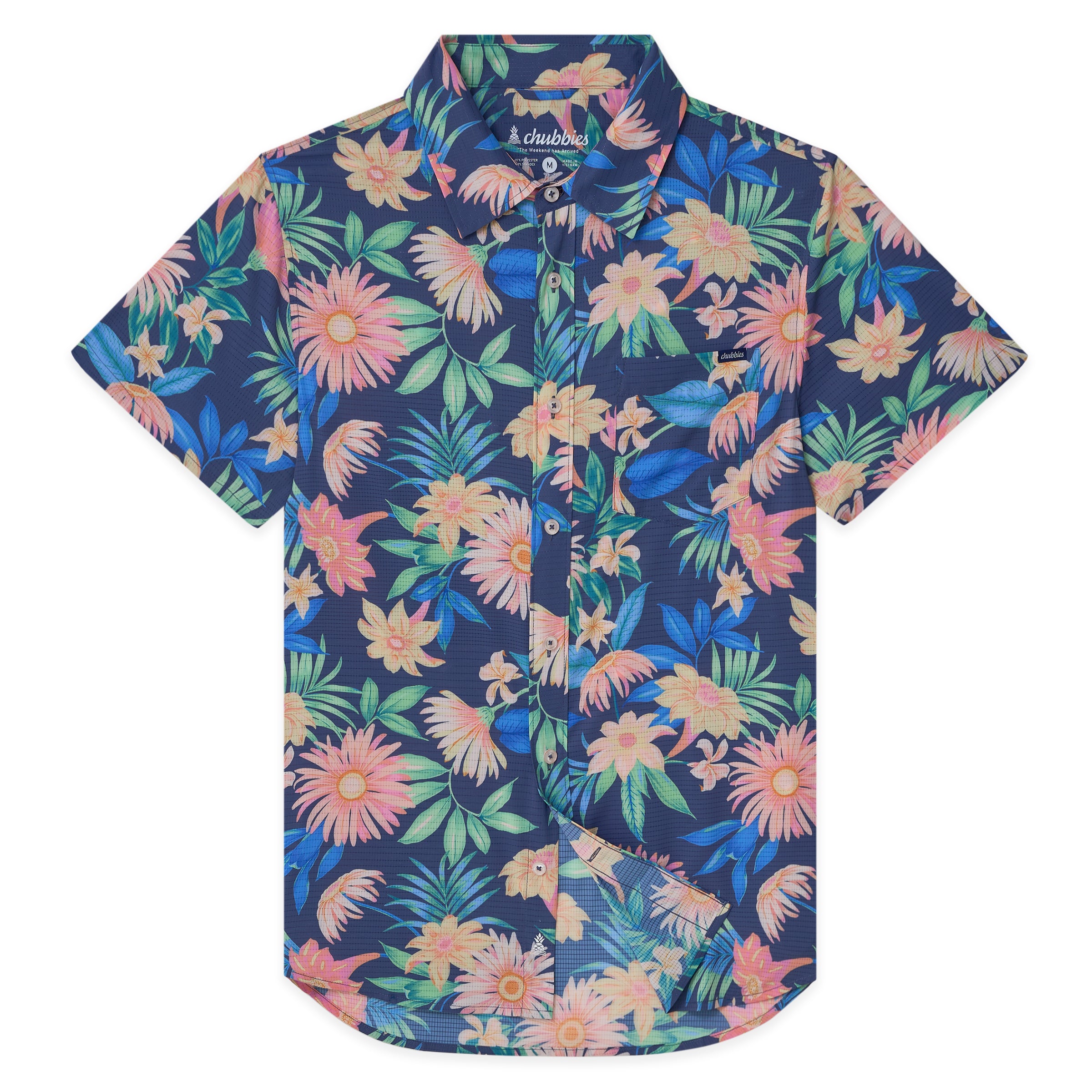 Chubbies Men's Big Bloomer Breezetech Button Up
