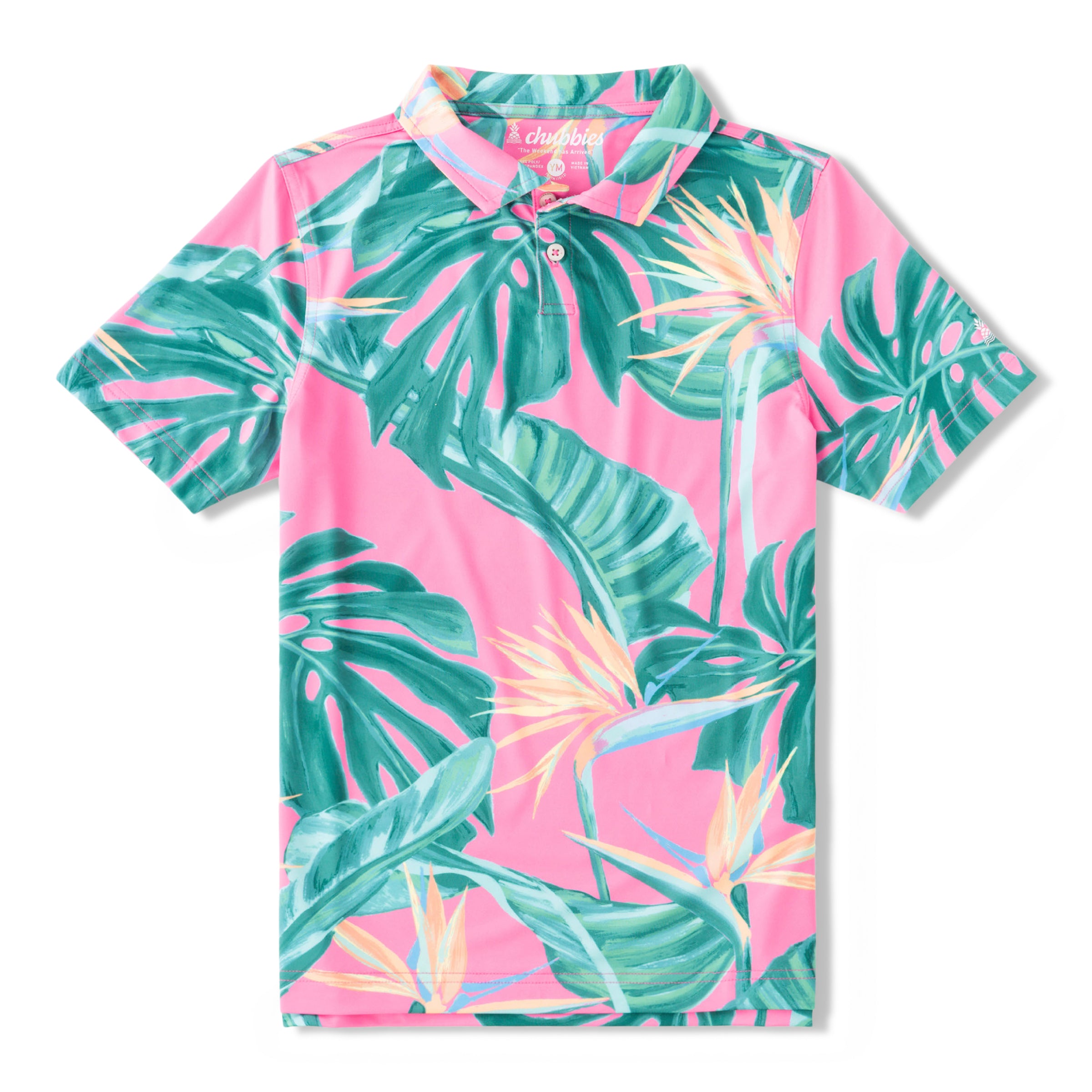 Chubbies Kid's Birds of Paradise Polo