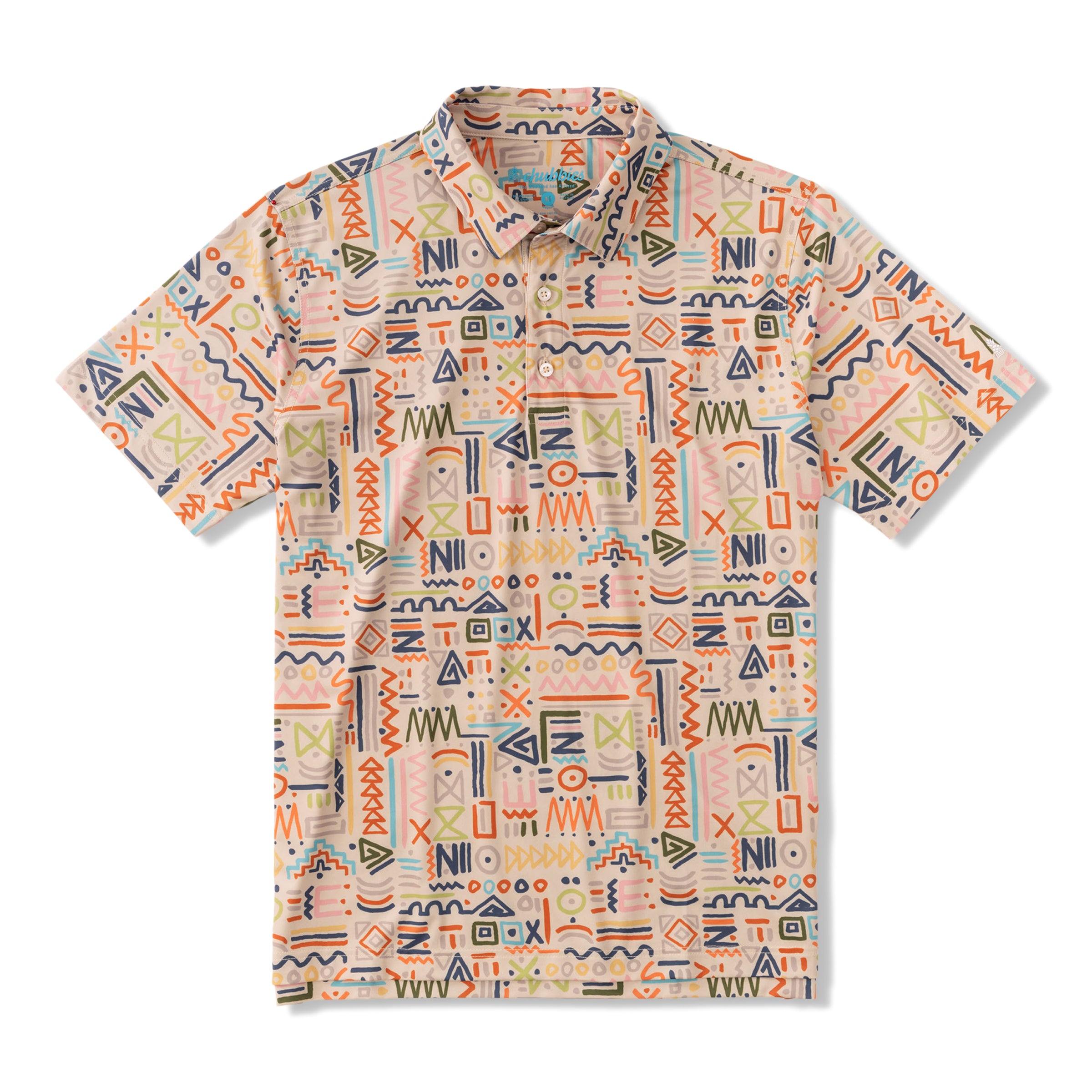 Chubbies Men's Disco Deserts Performance Polo 2.0