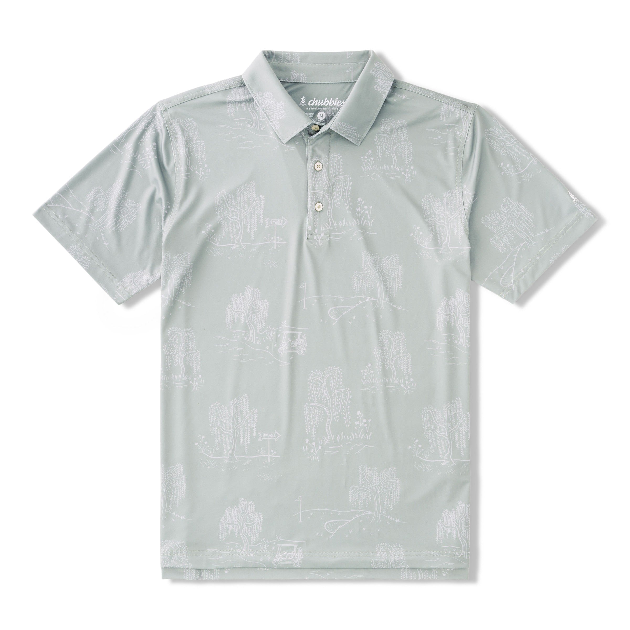 Chubbies Men's The Golf Course Willow Polo