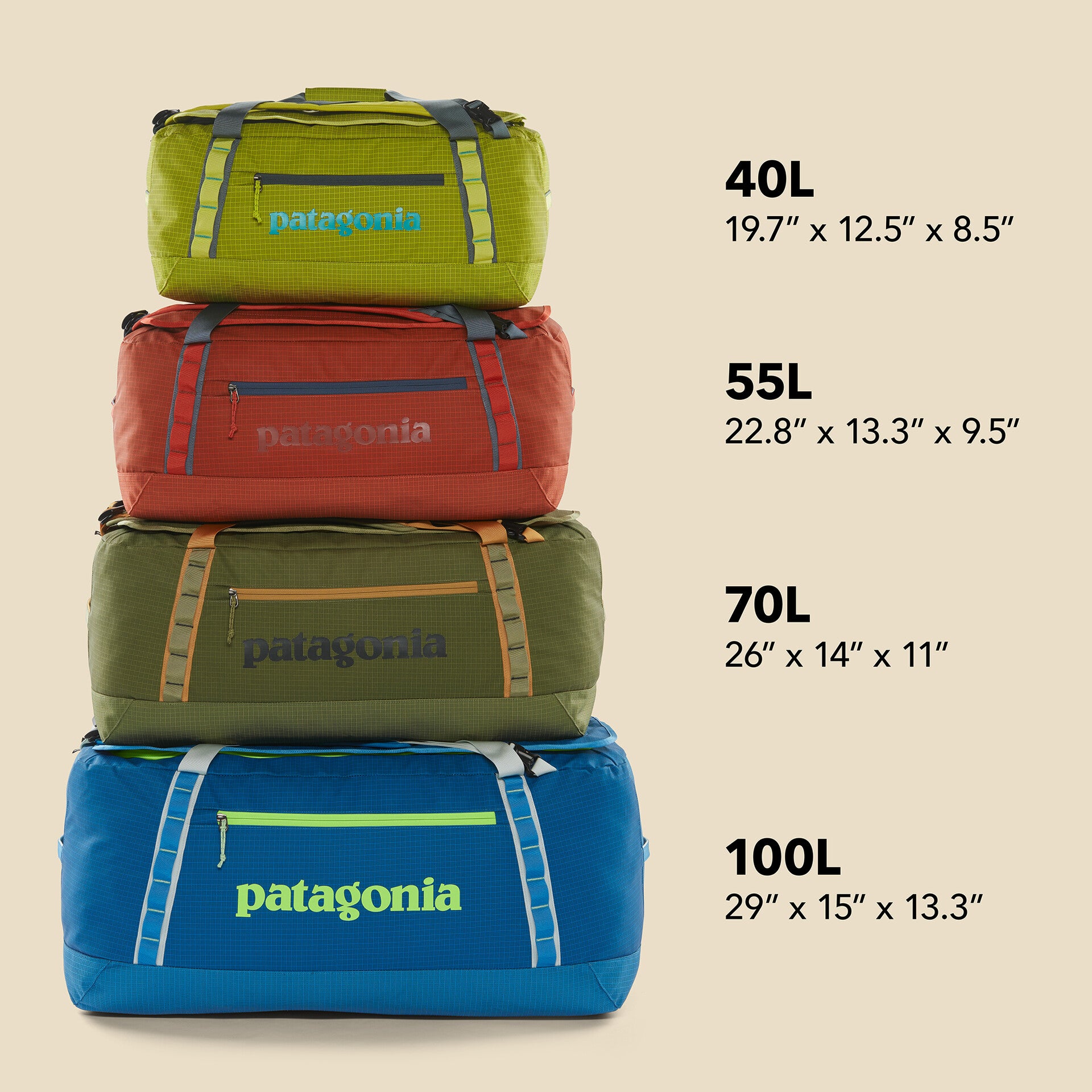 Patagonia Black Hole® Duffel Bag 100L – Mountain High Outfitters