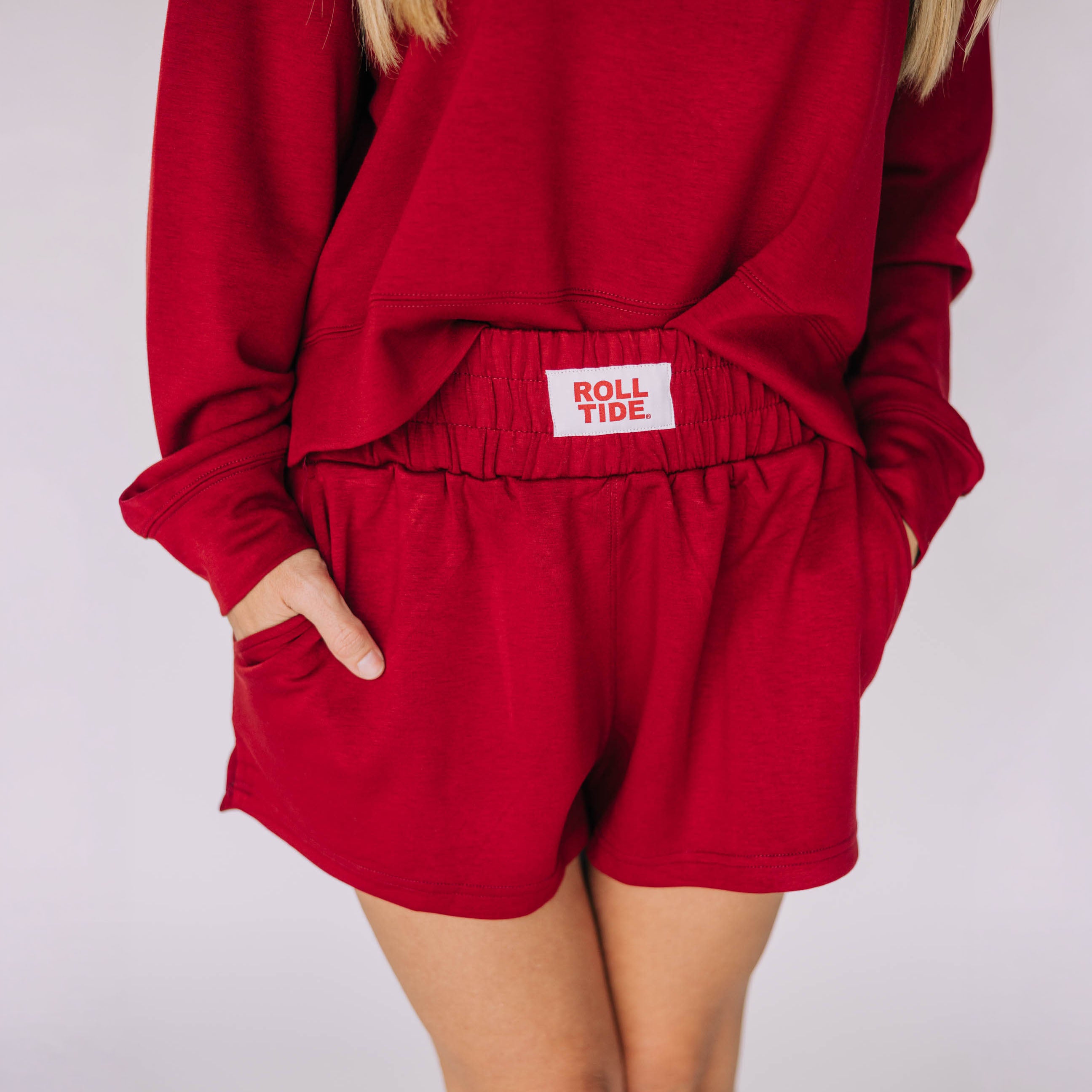 Scarlet & Gold Women's Ava Airy Shorts - Alabama