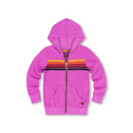 Aviator Nation Kids 5 Stripe Zip Hoodie