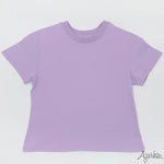 Azarhia Girls Solid Boxy Tee