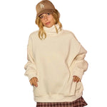 Bucket List Blank Mock Neck Sweatshirt Top