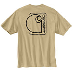 Carhartt Men's Relaxed Fit Lightweight Pocket Tee C Graphic