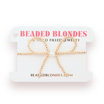 Beaded Blondes Bow Bracelet