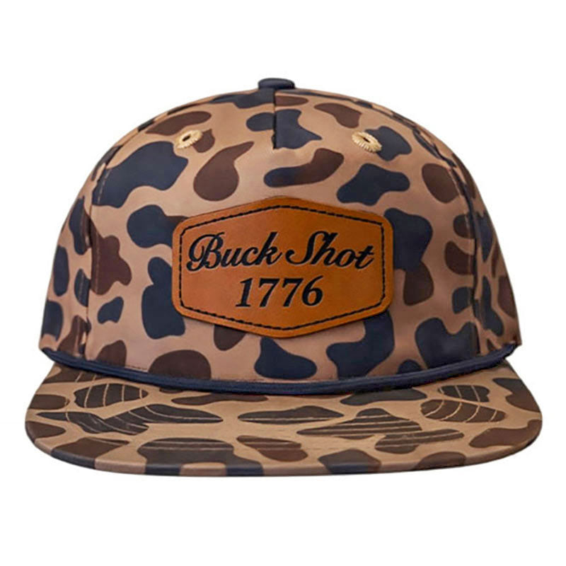 Buckshot Apparel 1776 6Point Leather Patch Hat