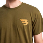 Burlebo Men's Deer Flying B Short Sleeve T-shirt