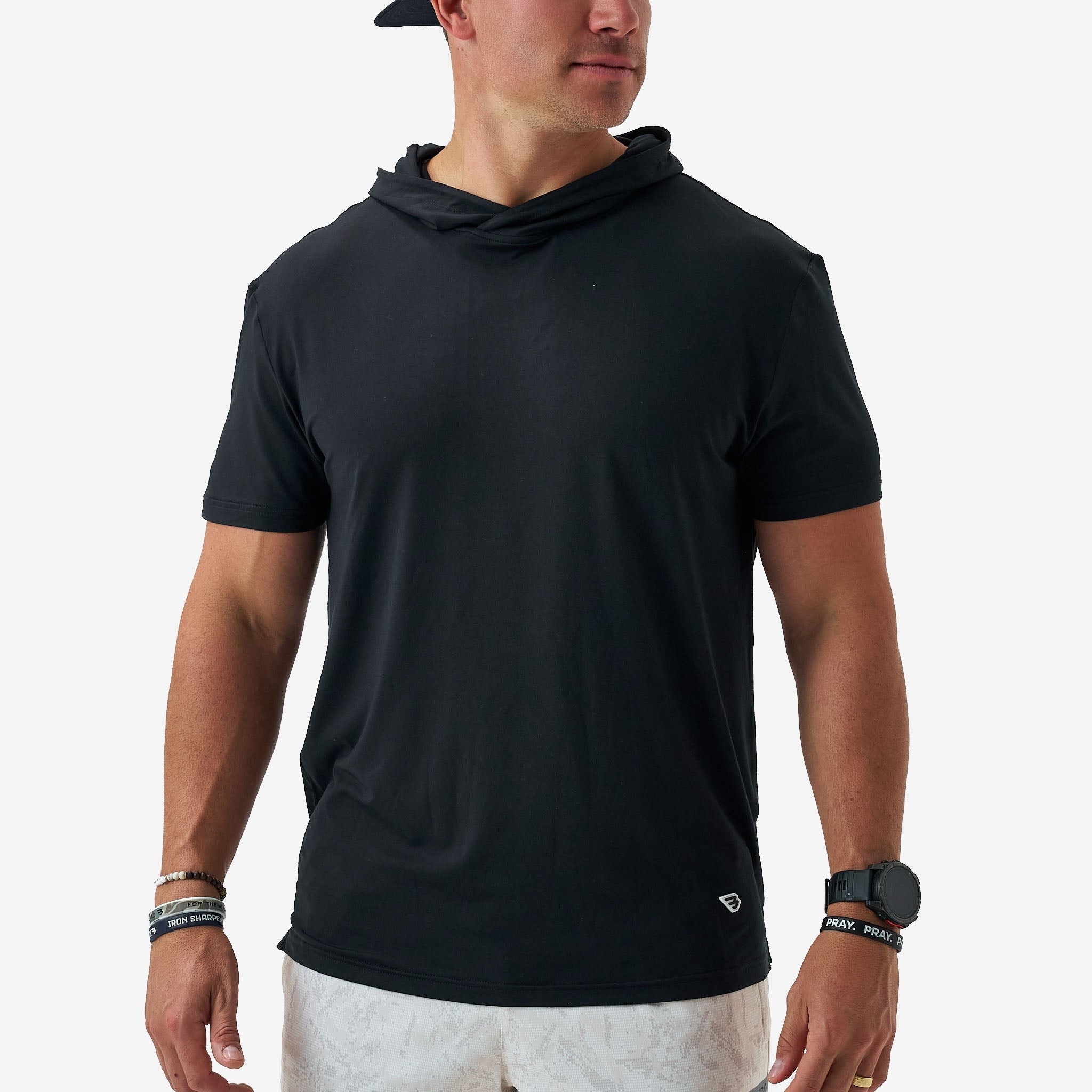 Burlebo Men's Performance Hoodie - Short Sleeve