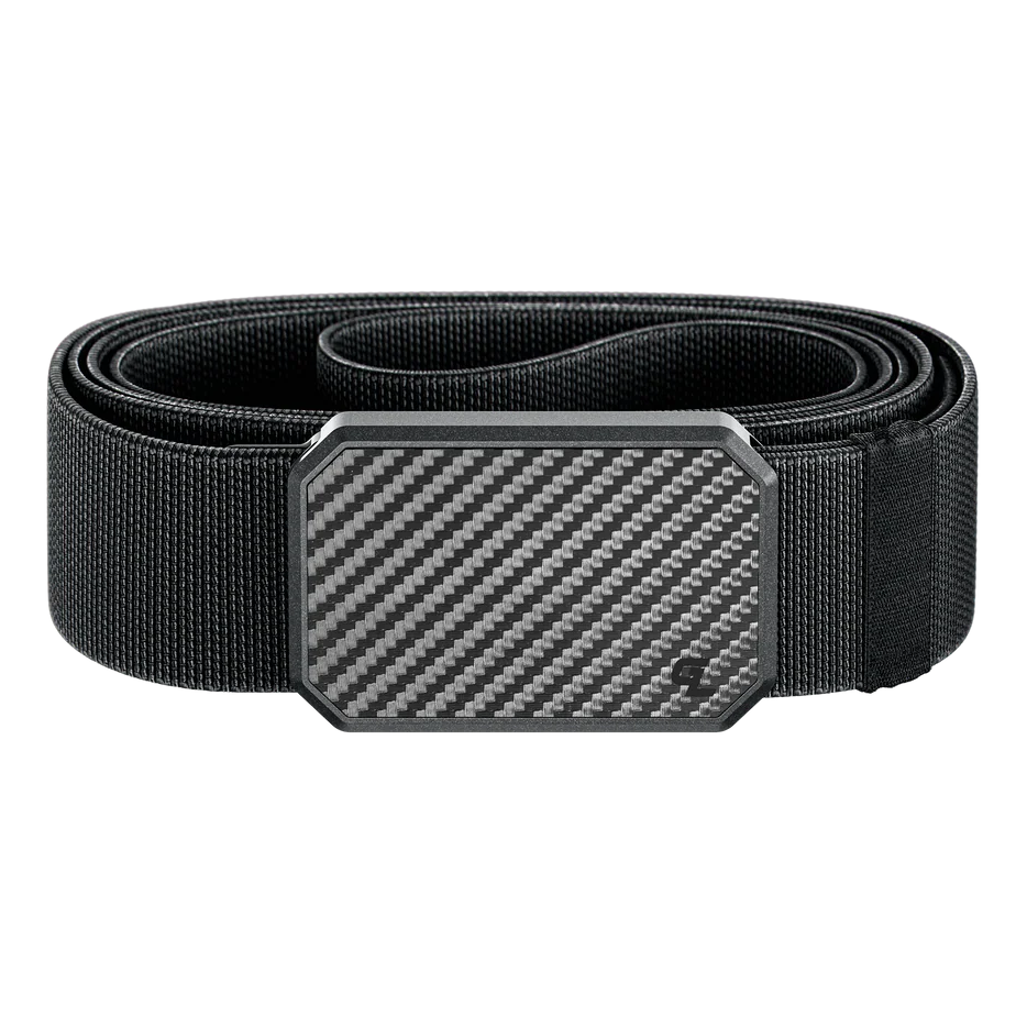 Groove Life Belt - Carbon Fiber Buckle - Black