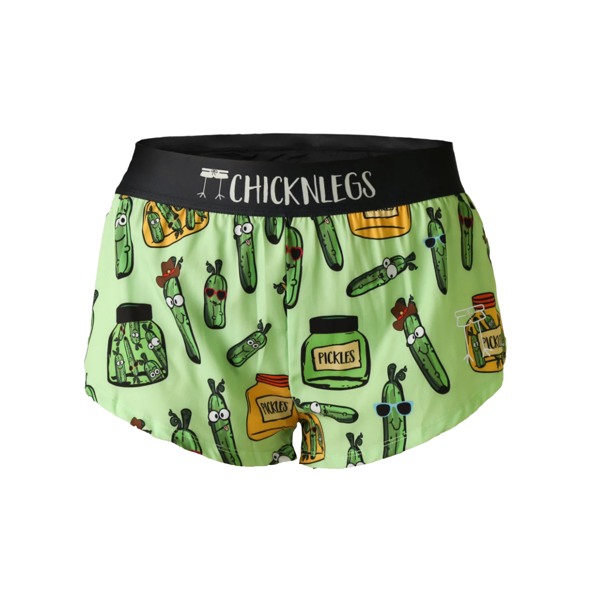 ChicknLegs Women's Pickles Split Shorts 1.5"