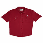 Snaps Men's Alabama Pearl Snap Short Sleeve Shirt