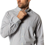 Duck Head Men's Long Sleeve Cotton Cashmere Poplin Sport Shirt - Rollins Plaid