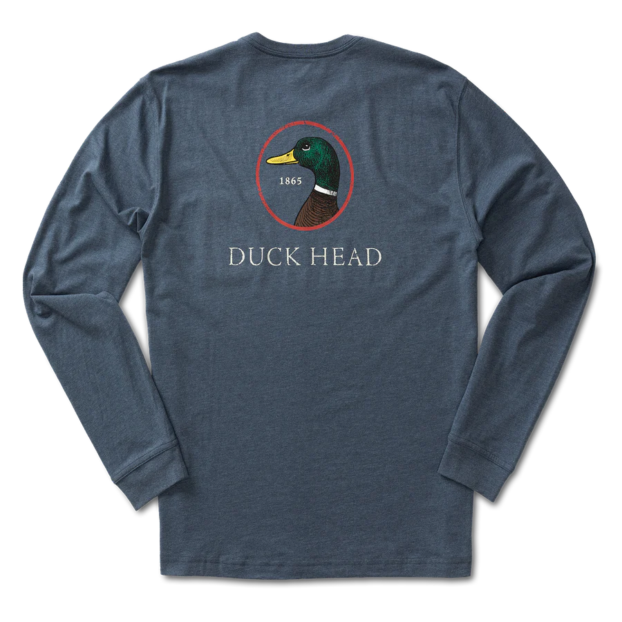 Duck Head Men's Logo Long Sleeve T-Shirt