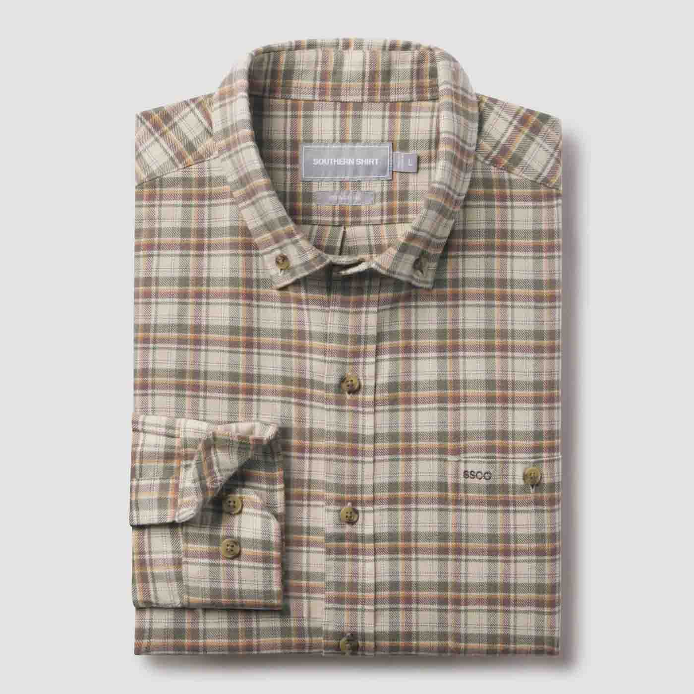 Southern Shirt Company Men's Dunston Flannel Long Sleeve