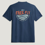 Free Fly Youth Blue Edge Tee