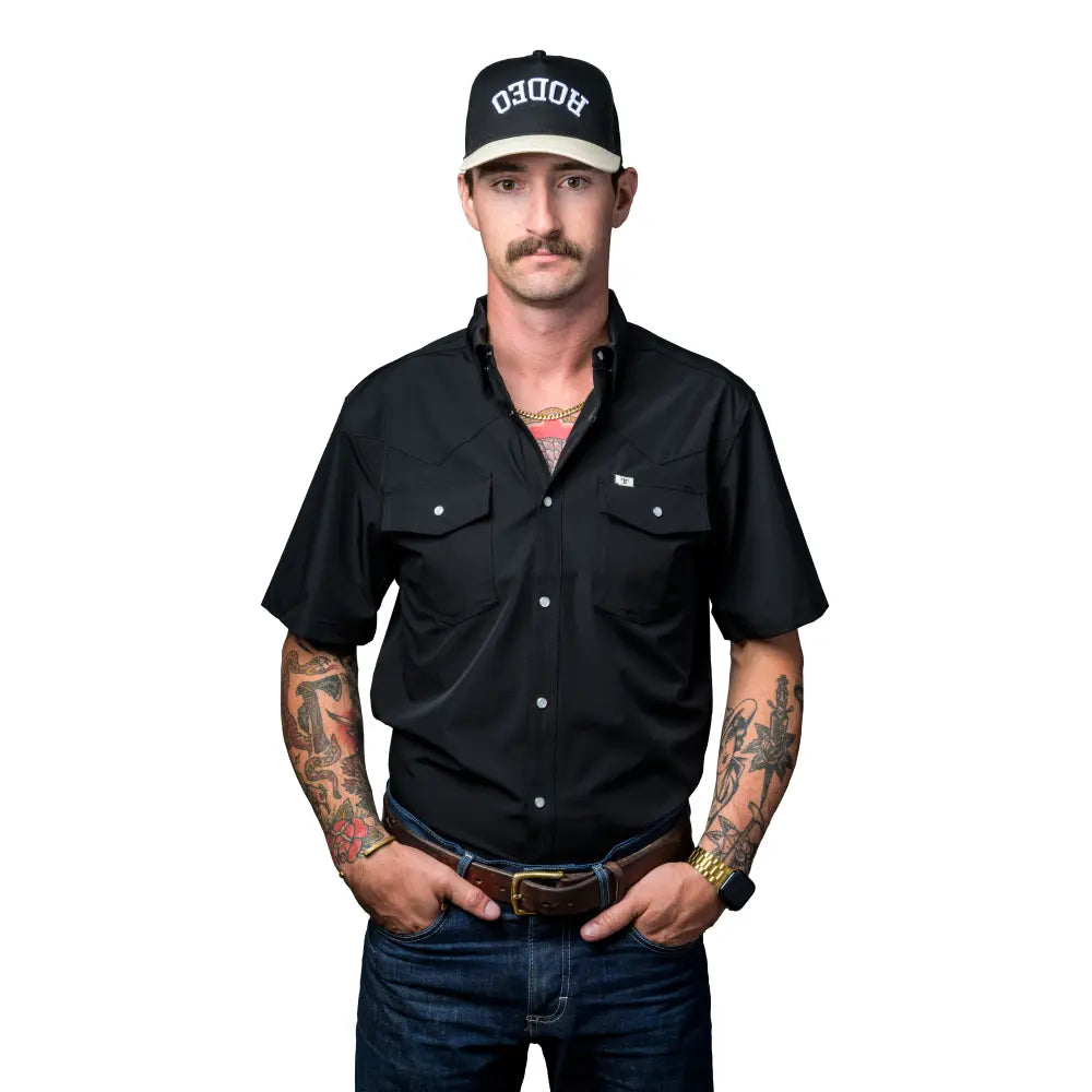 Ferrell Men's Core Snap Short Sleeve Shirt