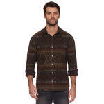 Flag & Anthem Men's Forestdale Long Sleeve Southwestern Hero Knit Flannel