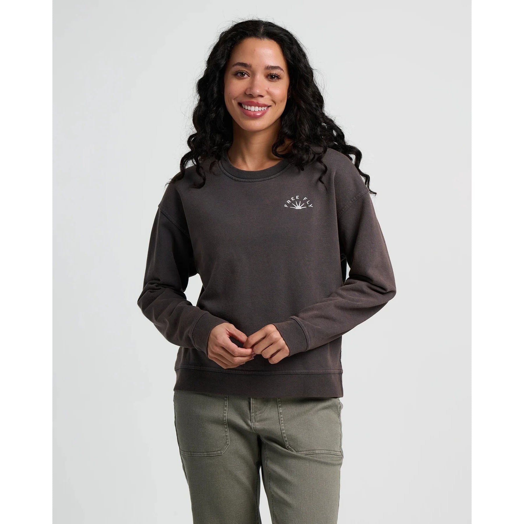 Free Fly Women's Sunburst Fleece Crew