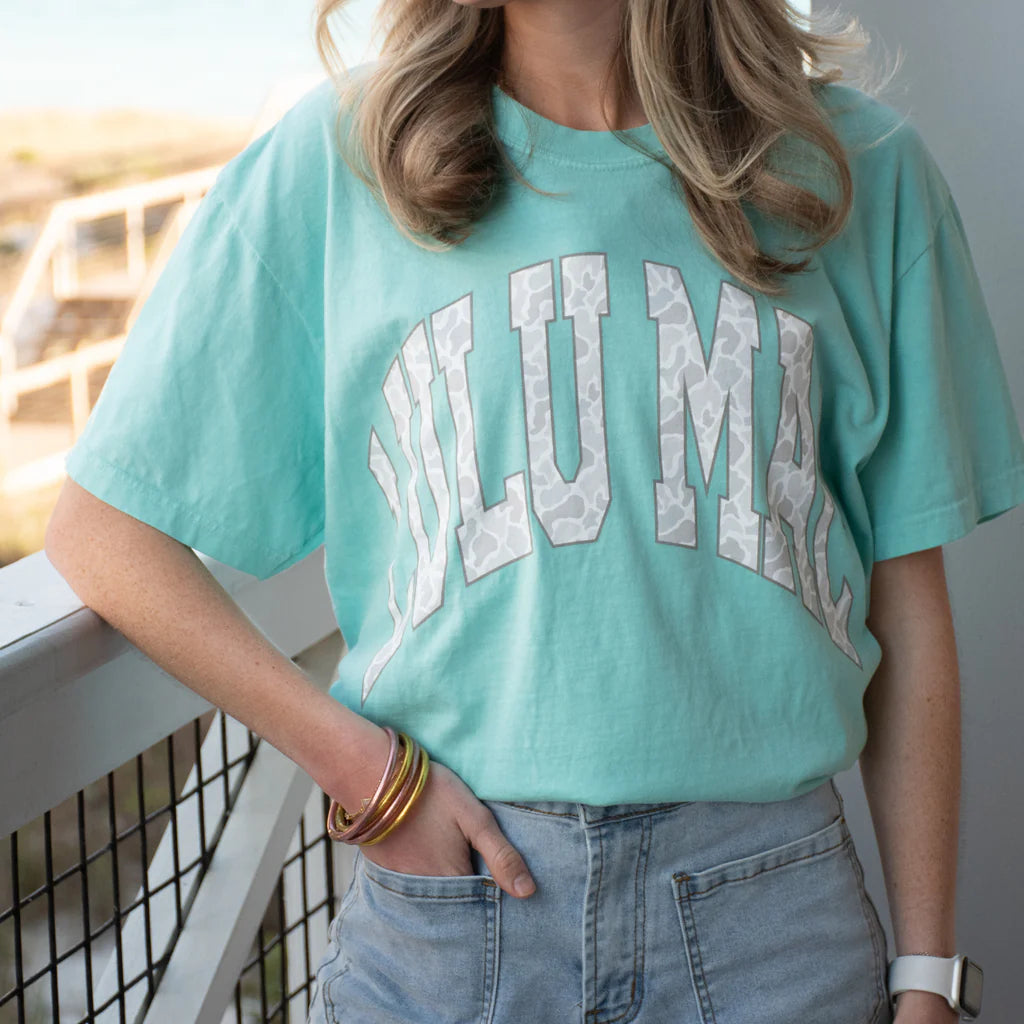 Lulu Mac Women's Camo Lettering Tee
