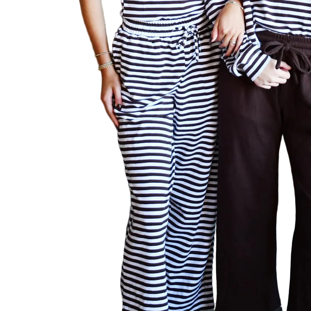 LuLu Mac Women's Striped Lounge Pant