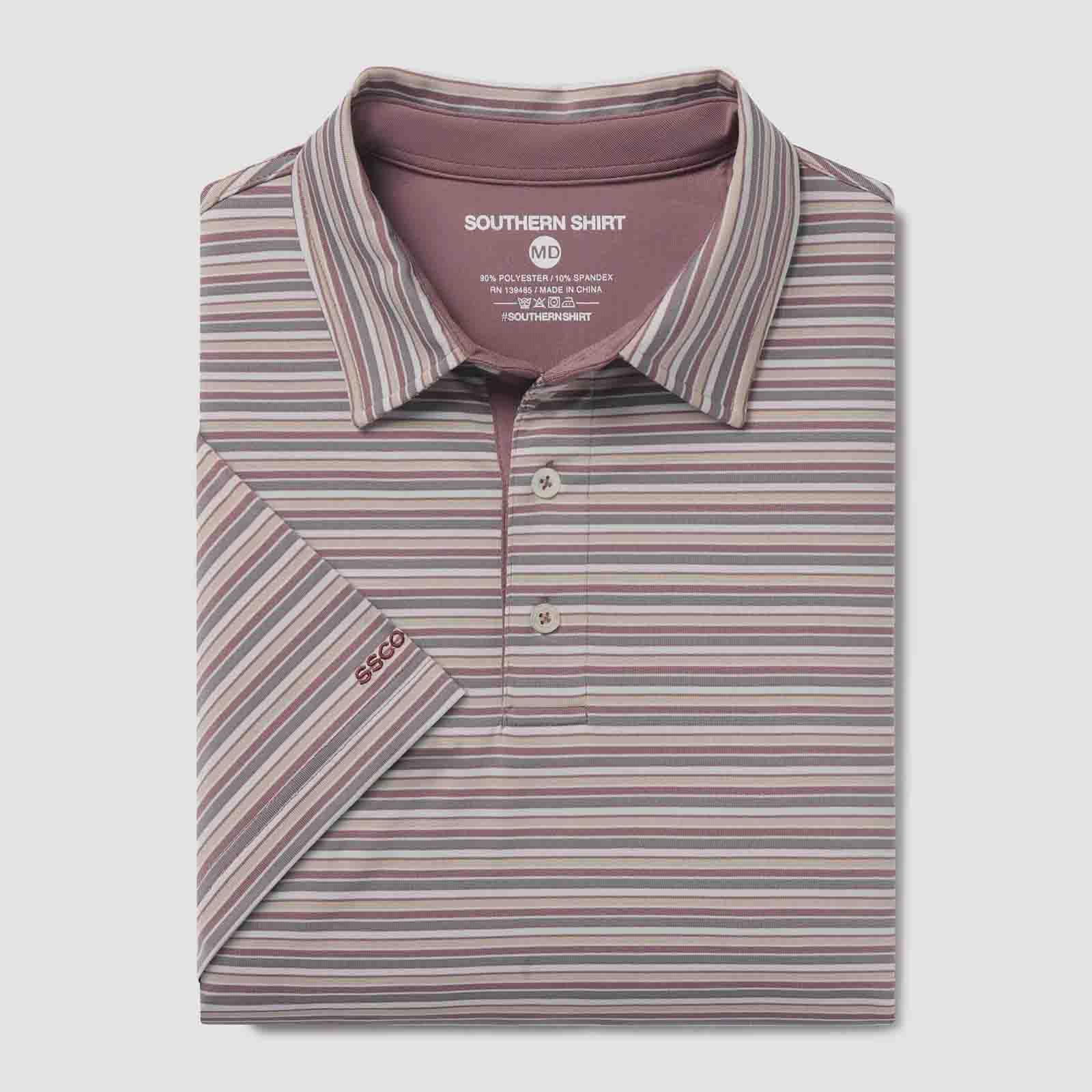 Southern Shirt Company Men's Grant Stripe Polo