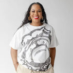 Gameday Social Women's Lawson Logo Oversized T-Shirt - UGA