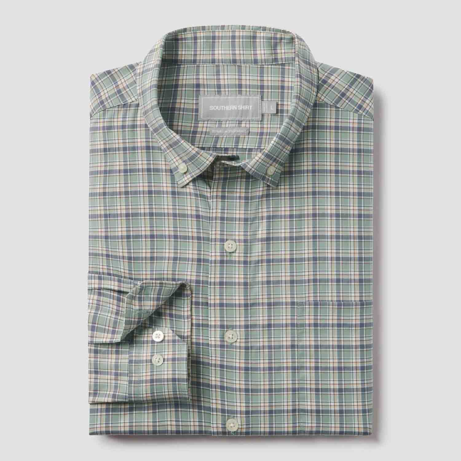 Southern Shirt Company Men's Hawthorne Plaid Long Sleeve