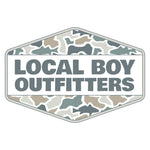 Local Boy Outfitters Fish Camo Diamond Crest Decal