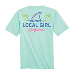 Local Boy Outfitters Women's Shark Fin Short-Sleeve Tee
