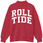 Legacy Women's Stacked Roll Tide Mockneck Sweatshirt